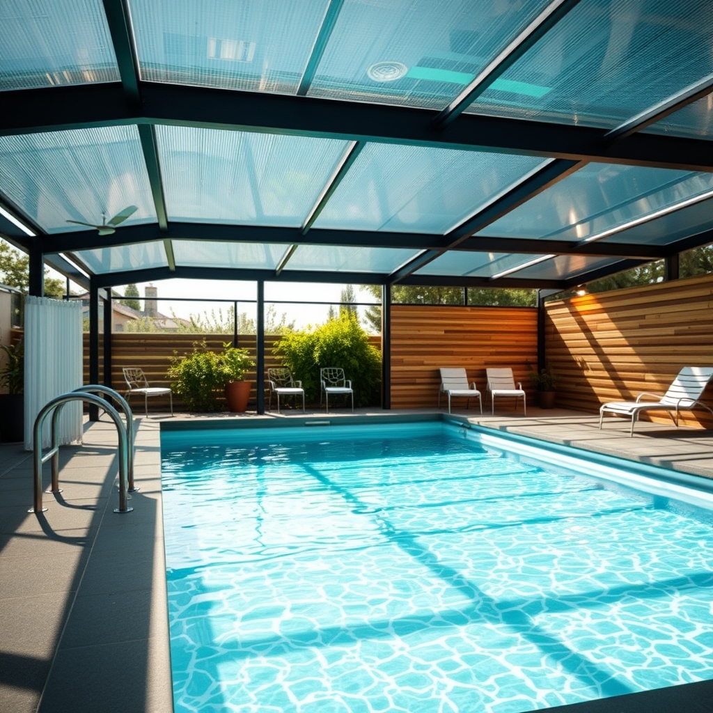 Toit chauffage solaire piscine 50m3 : maximiser l'exposition — chauffage solaire piscine 50m3
