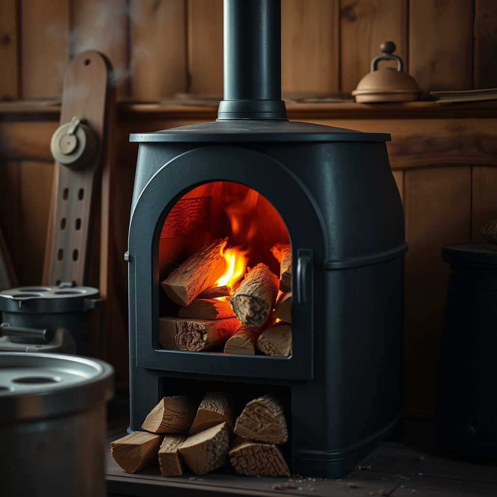 Fonctionnement d'un poêle à bois · poele a bois