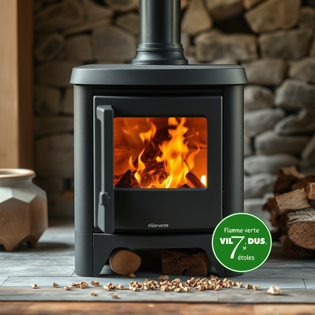 Comment choisir un poêle à bois avec le label Flamme Verte 7 étoiles — Rendement poêle à bois : Flamme Verte 7 étoiles o