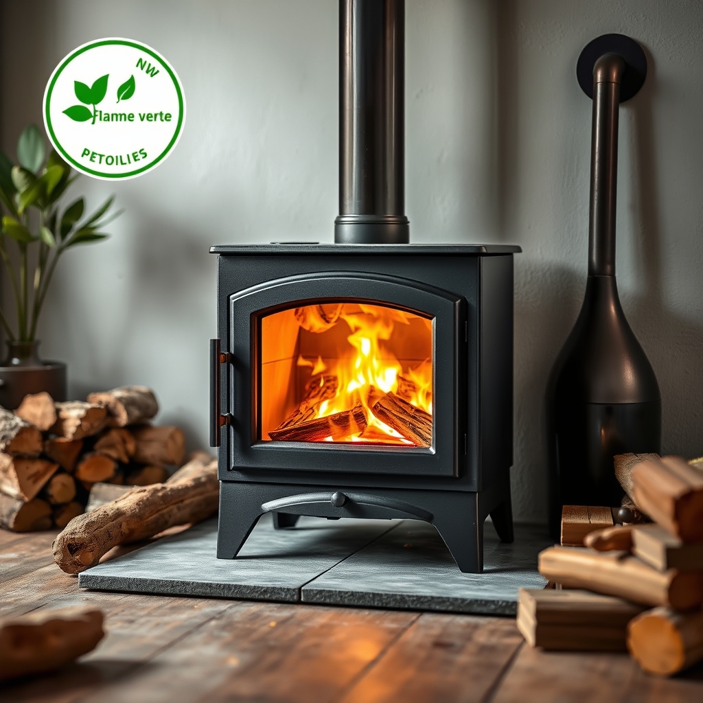 Comment vérifier si un poêle à bois possède le label Flamme Verte 7 étoiles — Rendement poêle à bois : Flamme Verte 7 ét